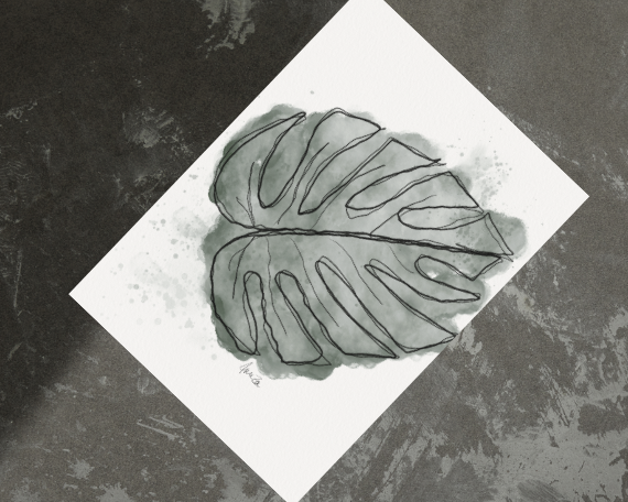 Watercolor 2273 Art Print