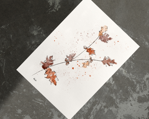 Watercolor 2248 Art Print