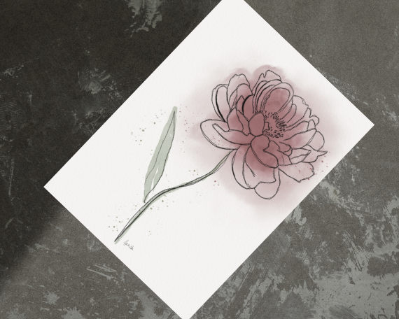 Watercolor 2265 Art Print