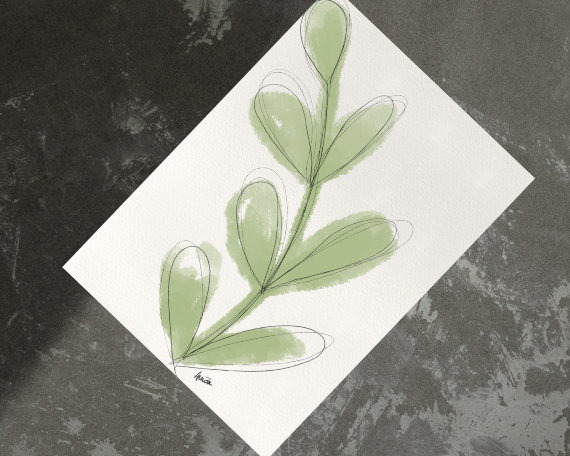 Watercolor 2249 Art Print