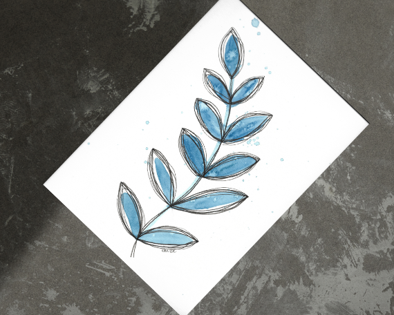 Watercolor 2026 Art Print