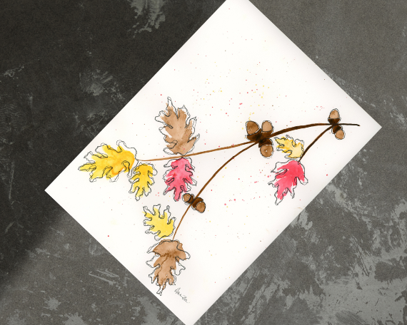 Watercolor 2206 Art Print