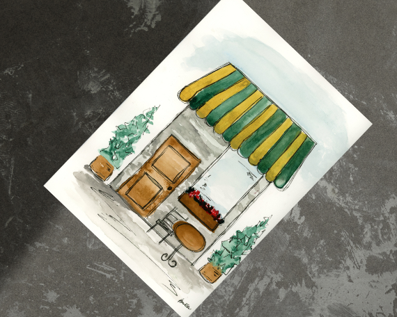 Watercolor 2208 Art Print