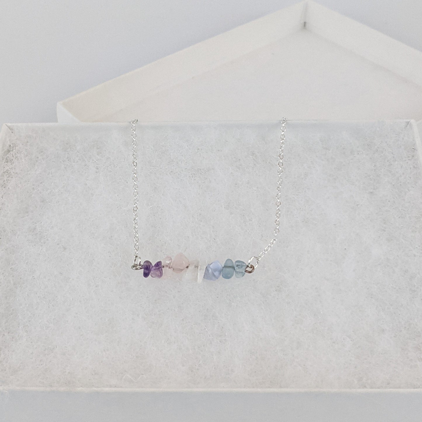 Good Vibes: Stress Relief and Calm Bar Necklace