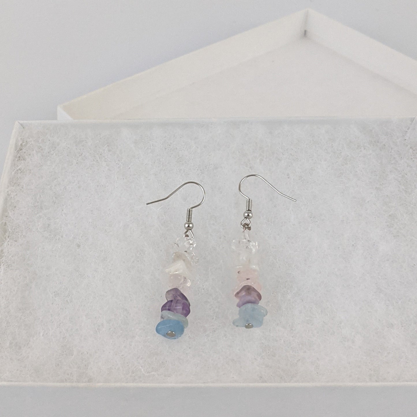 Good Vibes: Love and Healing Dangle Earrings