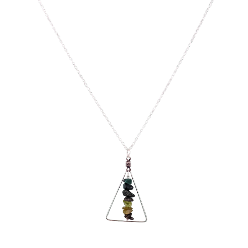 Scorpio Triangle Pendant Necklace