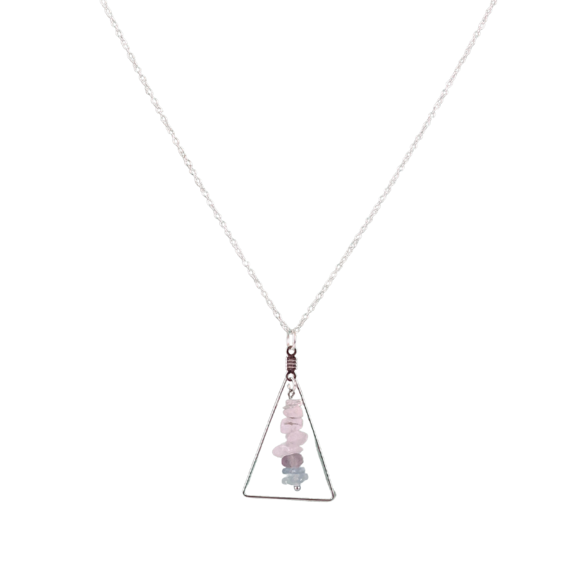 Cancer Triangle Pendant Necklace