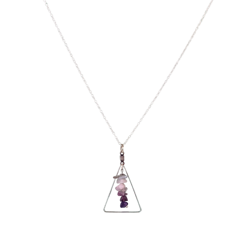 Capricorn Triangle Pendant Necklace
