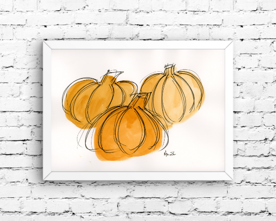 Watercolor 2211 Art Print