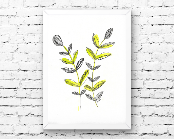 Watercolor 2017 Art Print