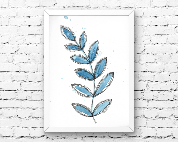 Watercolor 2026 Art Print