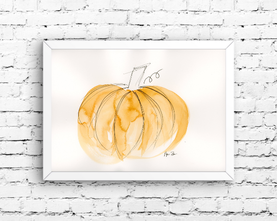 Watercolor 2226 Art Print