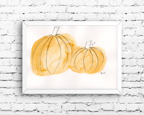 Watercolor 2170 Art Print