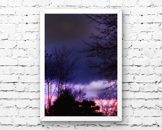 Neopolitan Skies Art Print