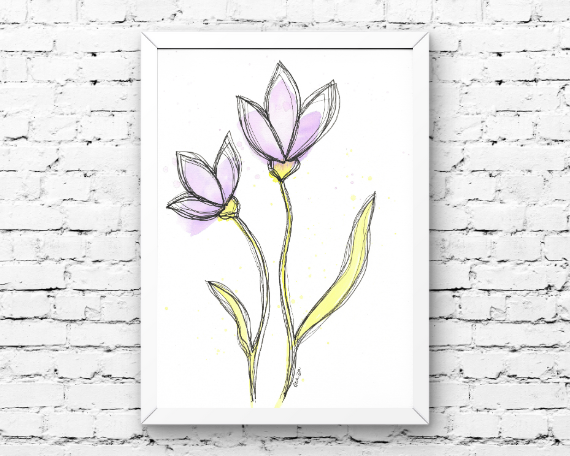 Watercolor 2019 Art Print