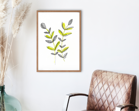 Watercolor 2017 Art Print