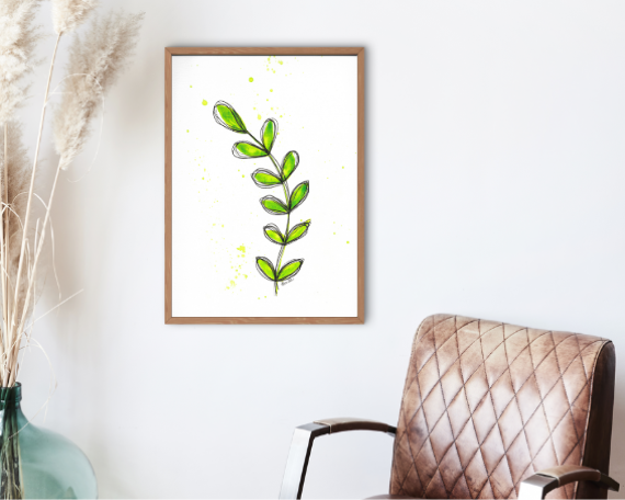 Watercolor 2027 Art Print