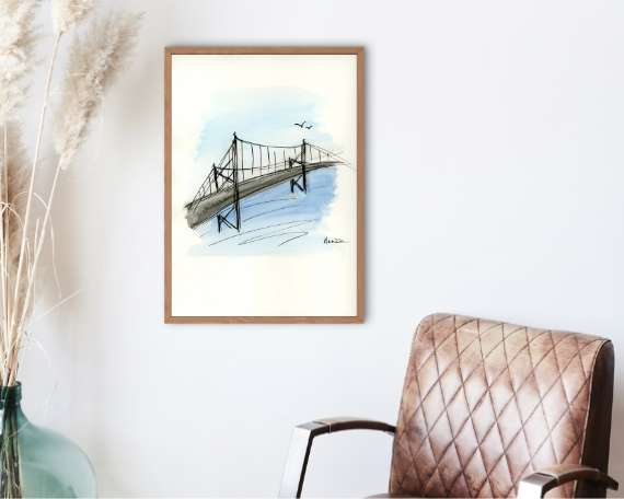 Watercolor 2193 Art Print