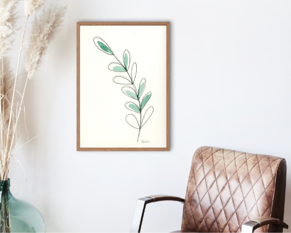Watercolor 2232 Art Print