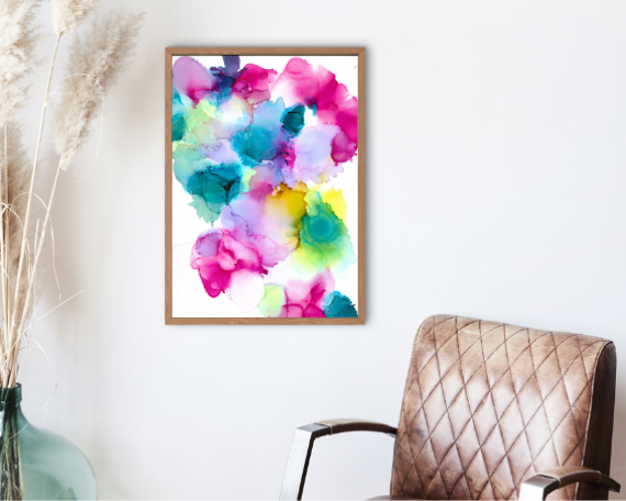 Luz Rosa Art Print