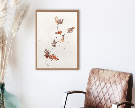 Watercolor 2248 Art Print
