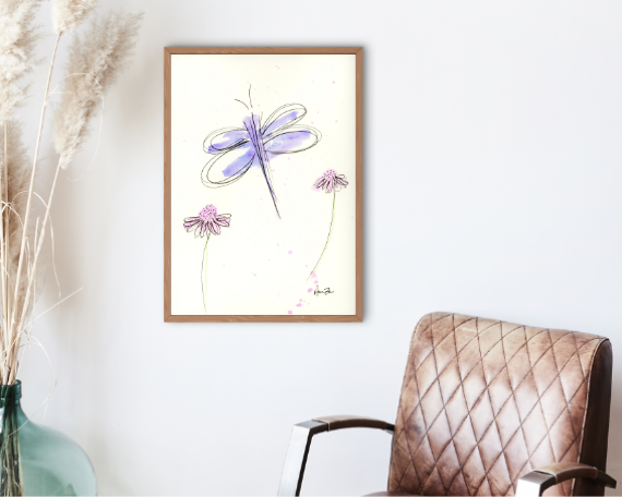 Watercolor 2217 Art Print