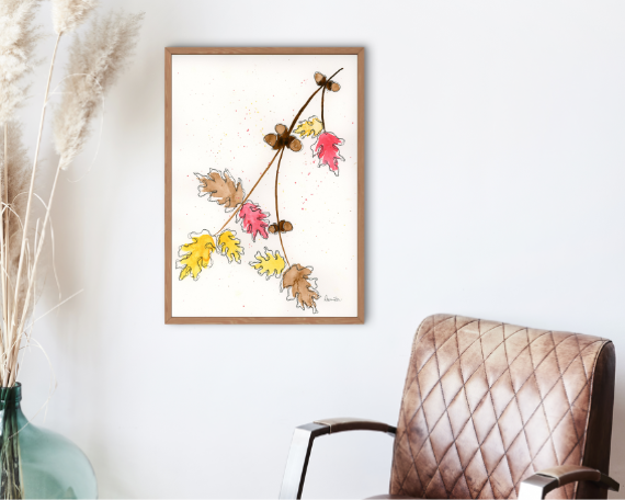 Watercolor 2206 Art Print