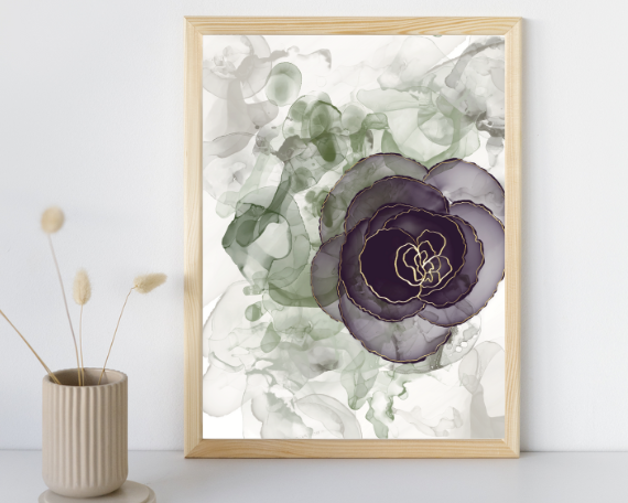 Luxury in Bloom Art Print