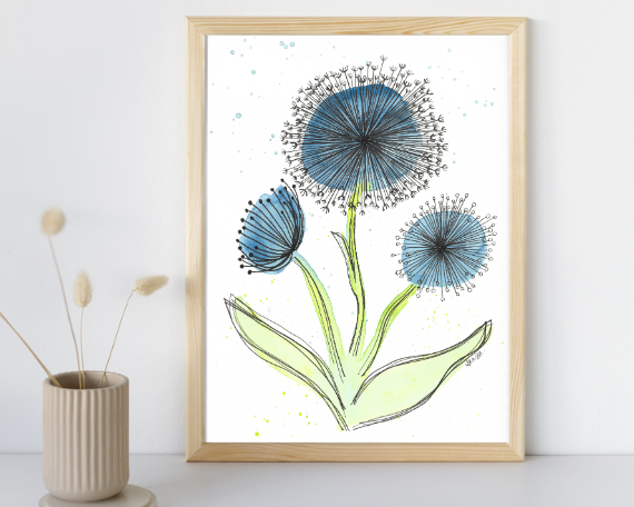 Watercolor 2023 Art Print