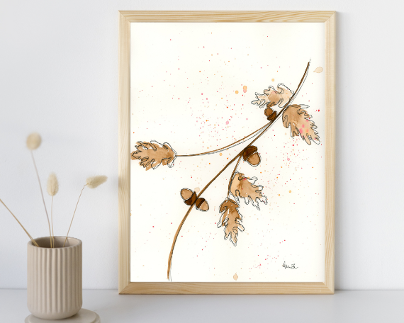 Watercolor 2213 Art Print