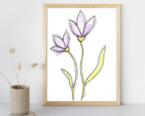 Watercolor 2019 Art Print