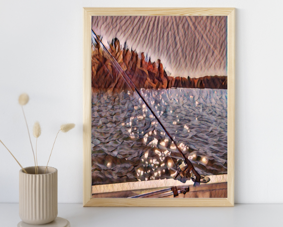 AuSable Sparkle Art Print