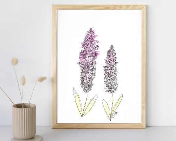Watercolor 2039 Art Print