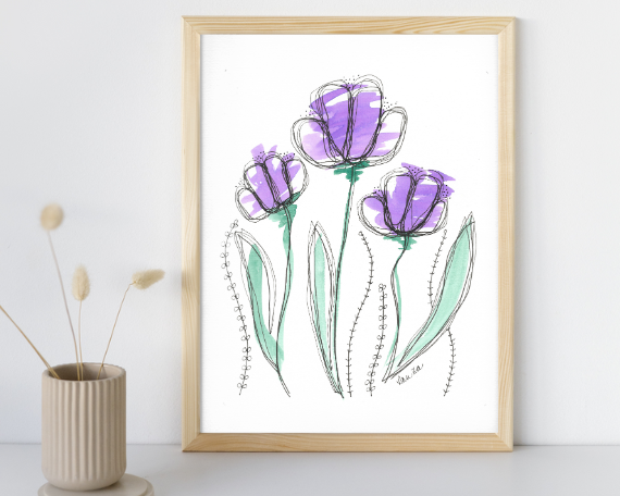 Watercolor 2034 Art Print