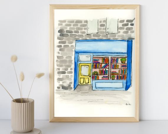 Watercolor 2191 Art Print