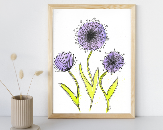 Watercolor 2022 Art Print