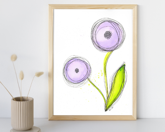 Watercolor 2024 Art Print