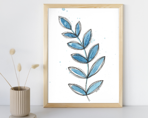 Watercolor 2026 Art Print
