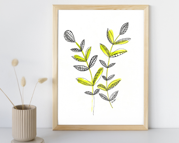 Watercolor 2017 Art Print