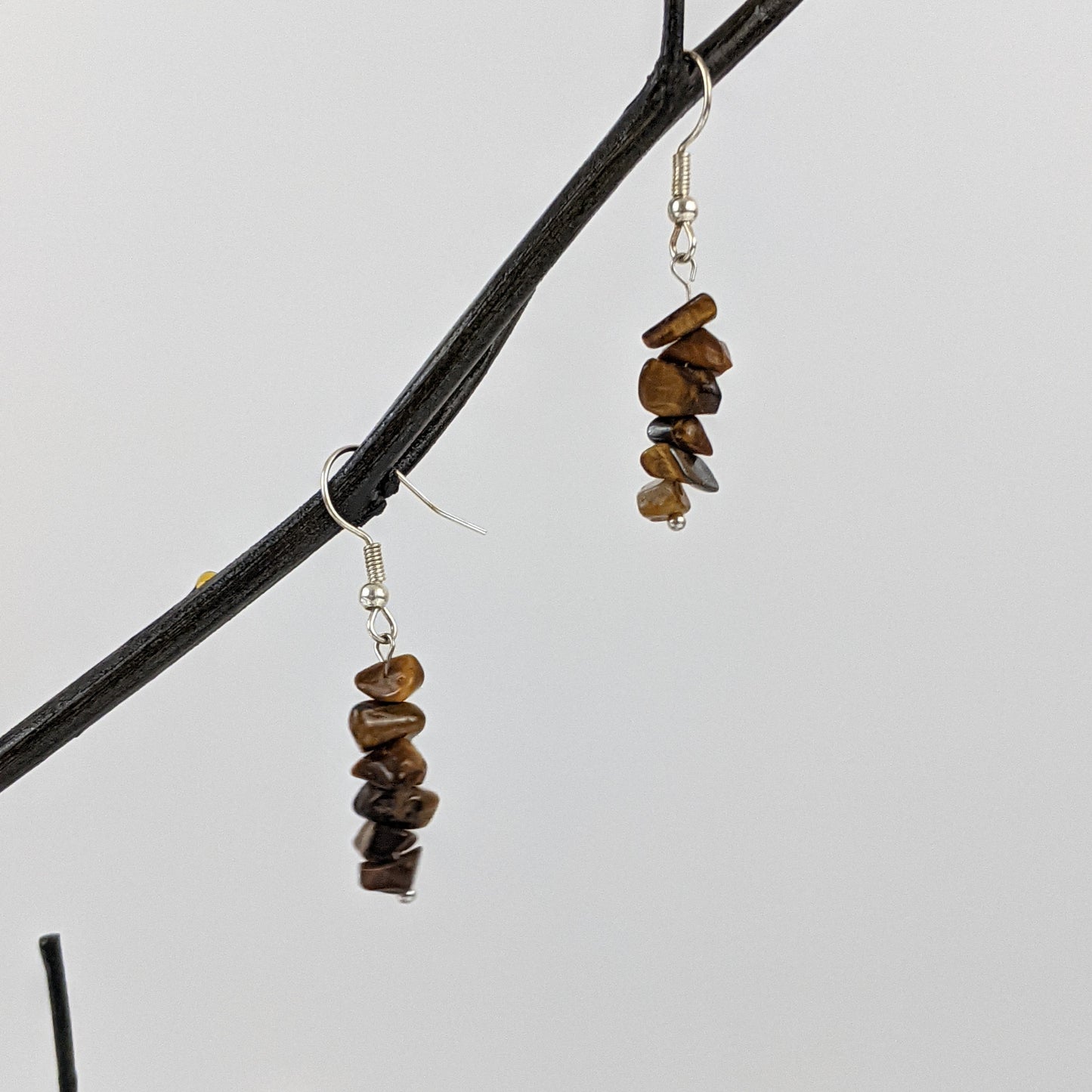 Tiger Eye Dangle Earrings