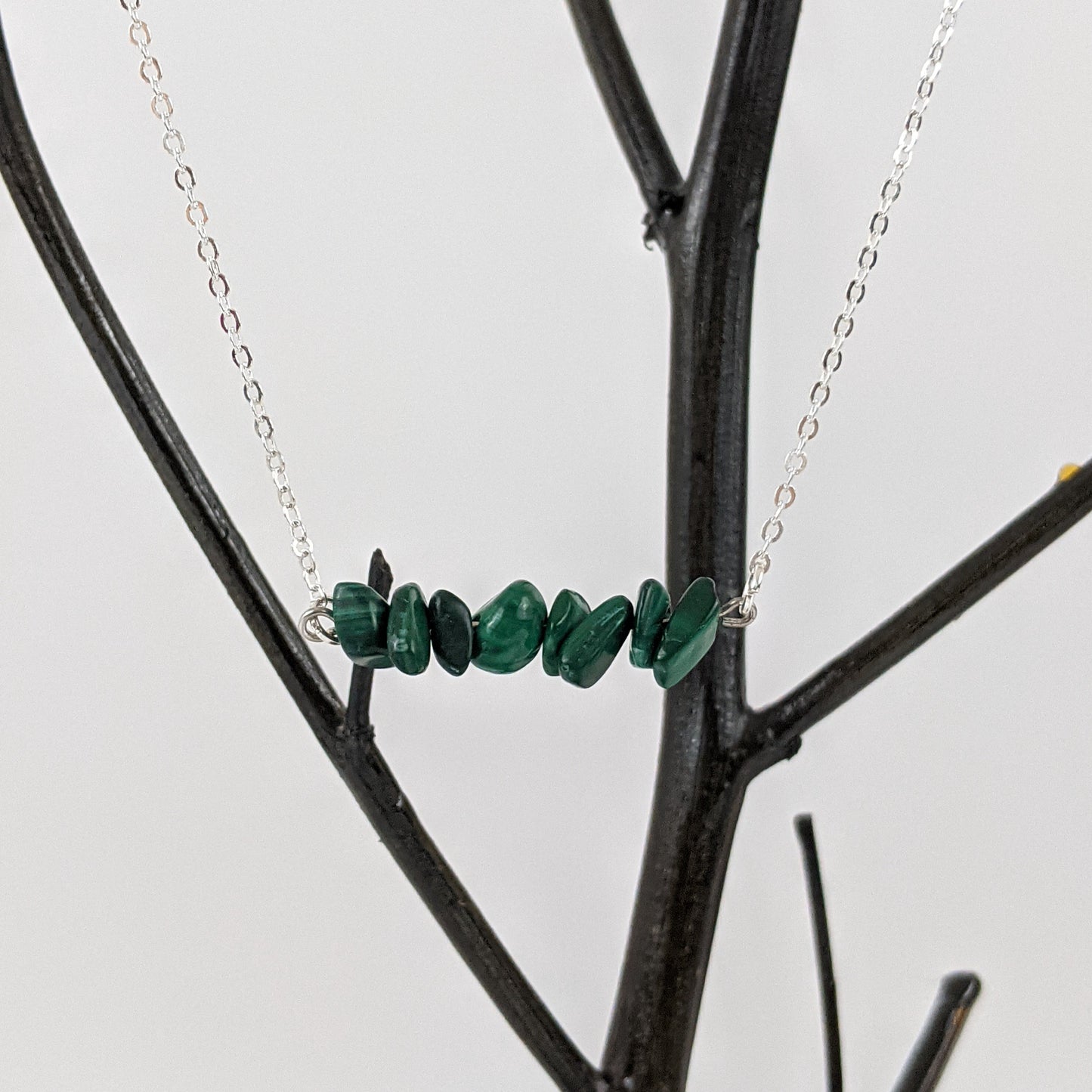 Malachite Bar Necklace