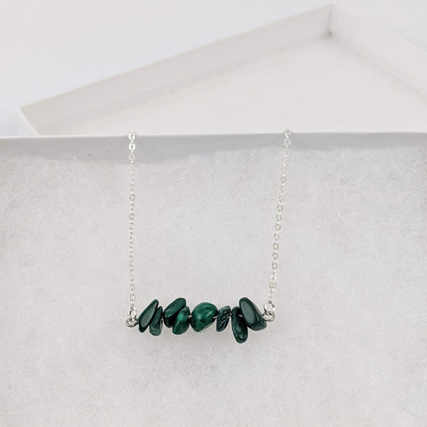 Malachite Bar Necklace