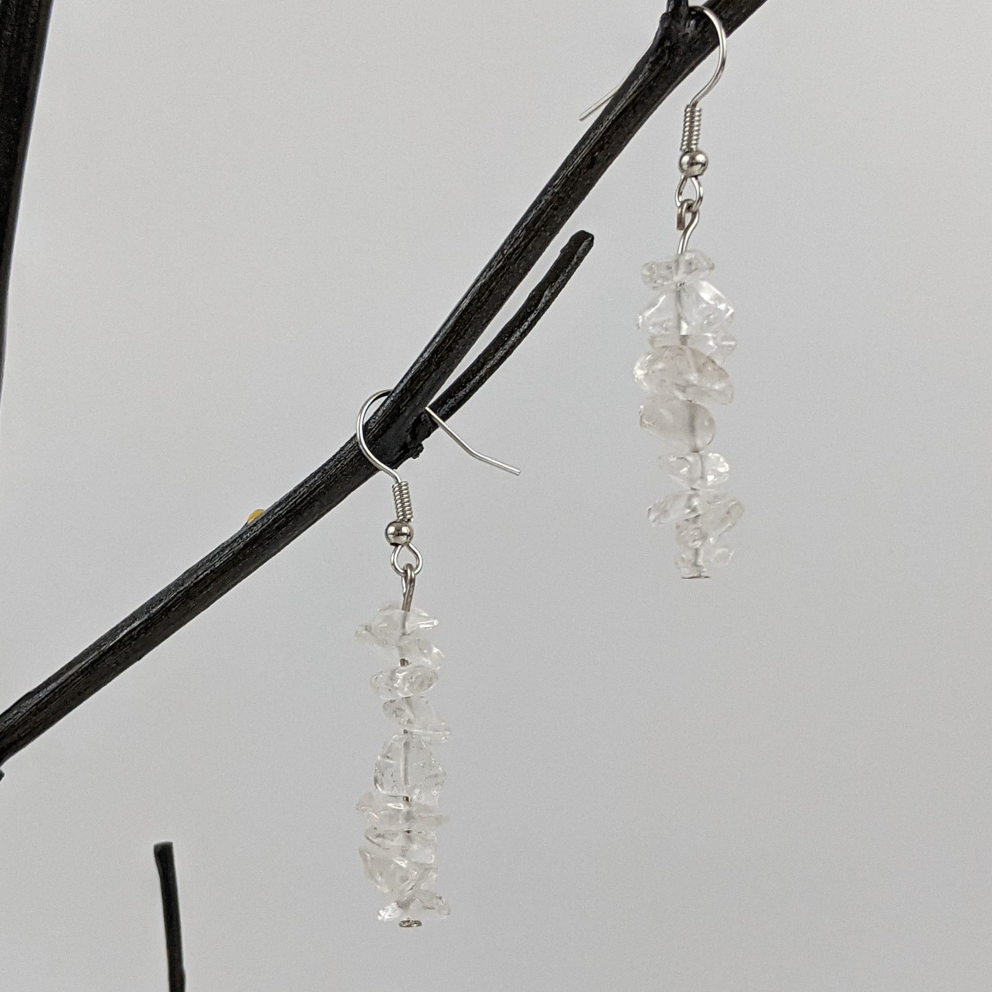 Crystal Quartz Dangle Earrings
