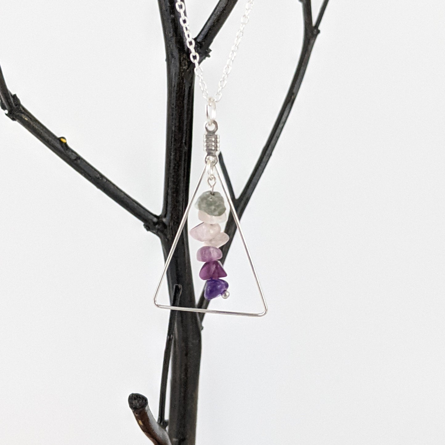 Capricorn Triangle Pendant Necklace