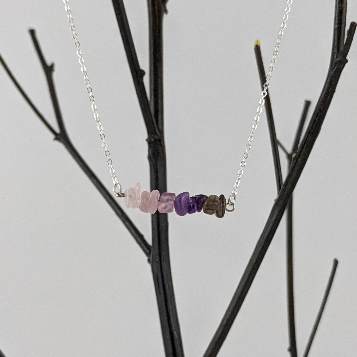 Virgo Bar Necklace and Dangle Earrings Set