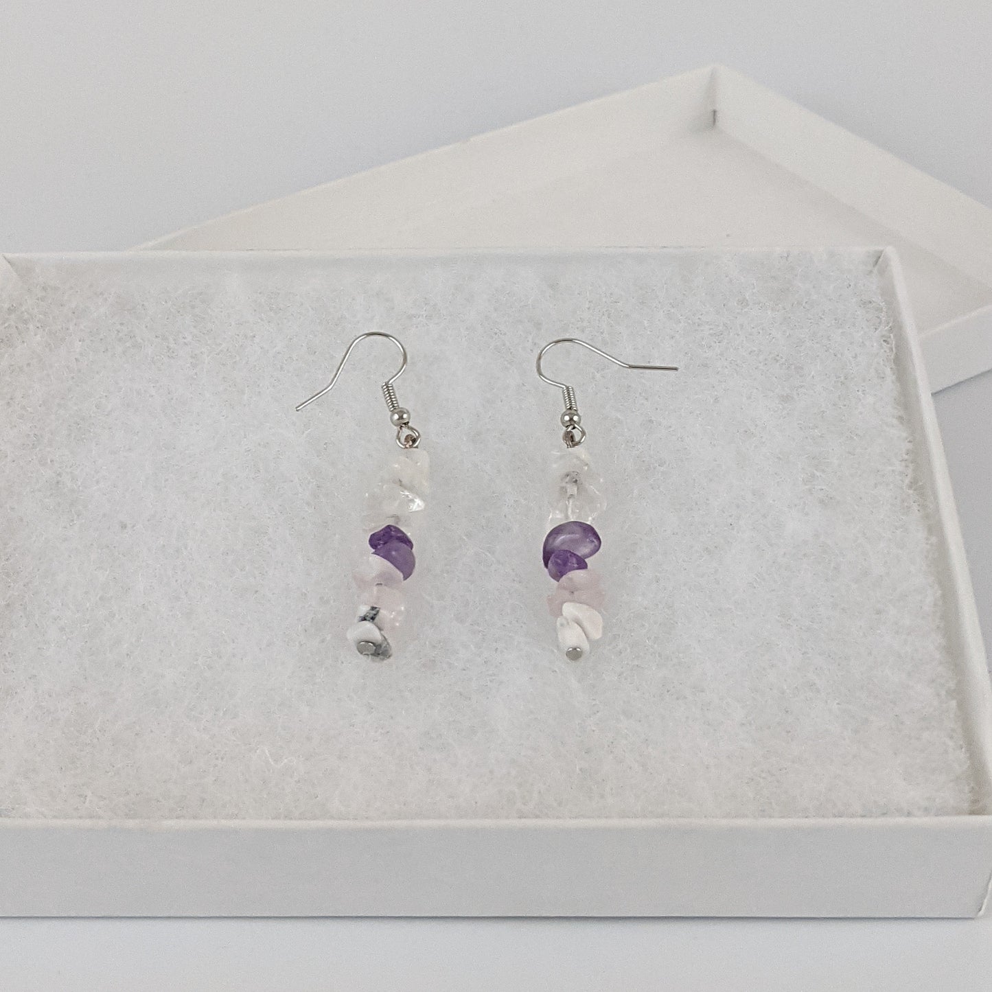 Good Vibes: Intention and Alignment Dangle Earrings