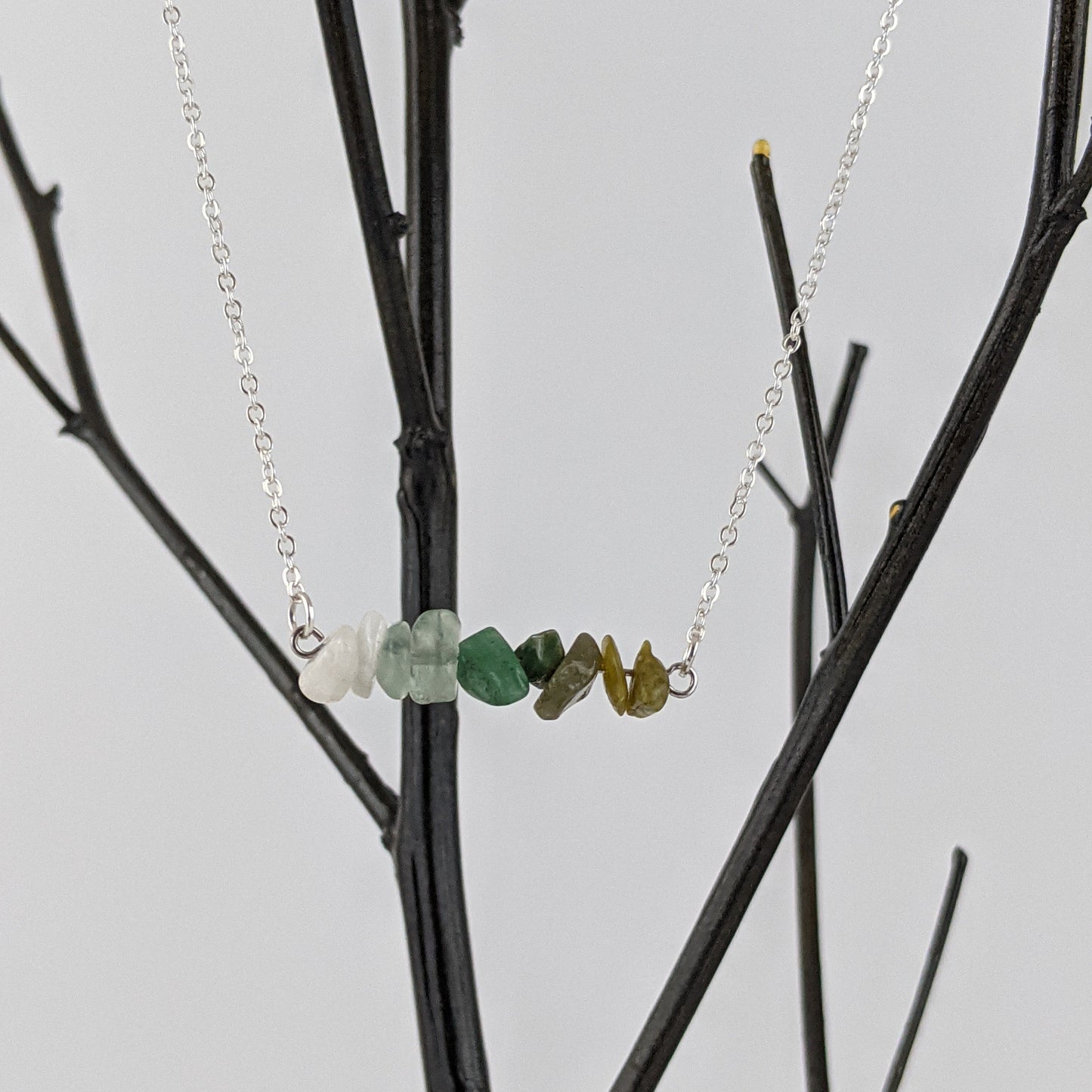 Taurus Bar and Triangle Pendant Necklace Set