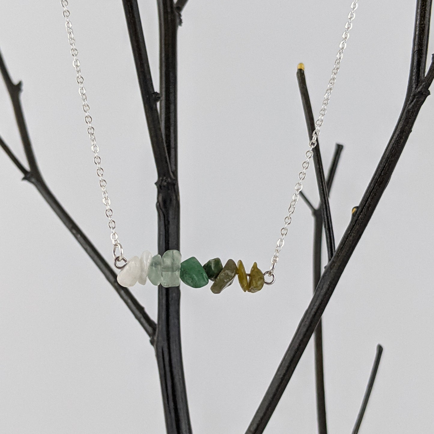 Taurus Bar Necklace and Dangle Earrings Set