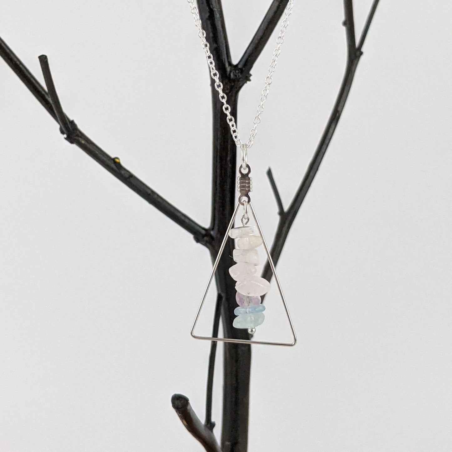 Cancer Triangle Pendant Necklace