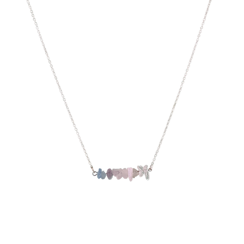 Good Vibes: Love and Healing Bar Necklace
